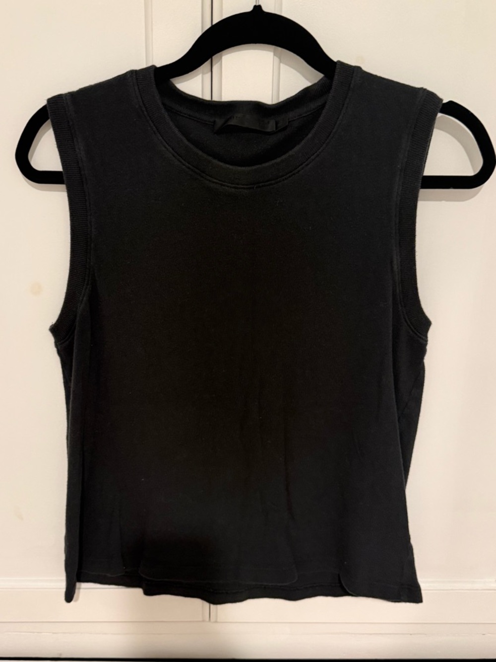 Jenni Kayne Black Sleeveless Muscle Tank